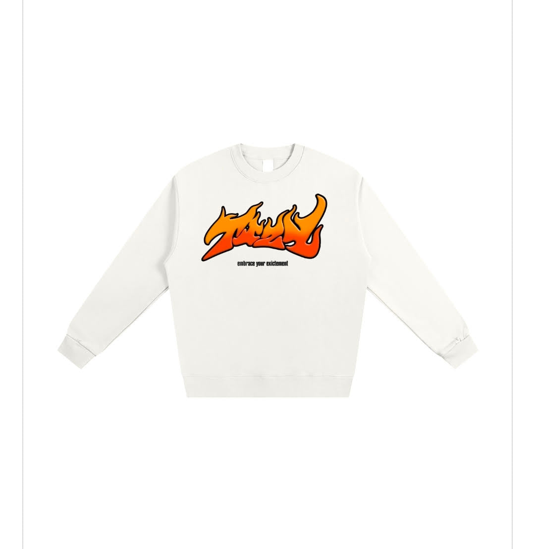 TIZY "THE FLAWED FLAME" Sweatshirt